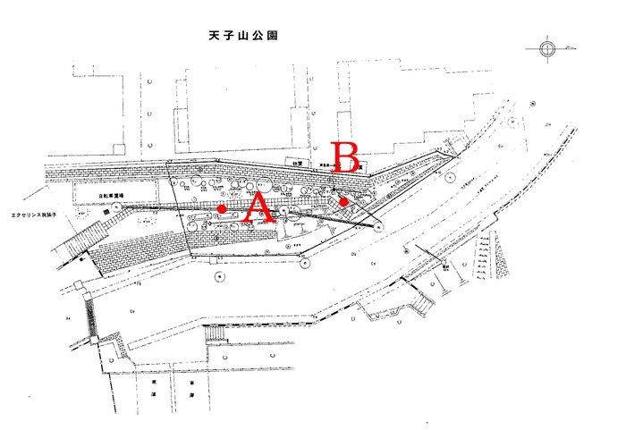 天子山公園測定地点