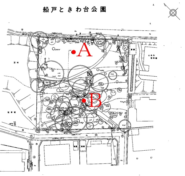 船戸ときわ台公園測定地点