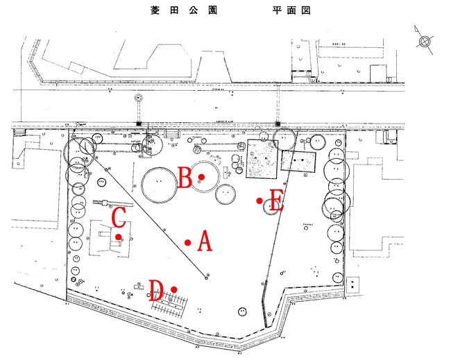 菱田公園測定地点