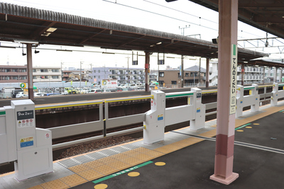 天王台駅ホームドア