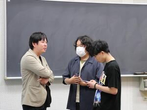 事前説明会後の様子