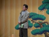 我孫子市民文化祭　謡曲と仕舞の会で挨拶3